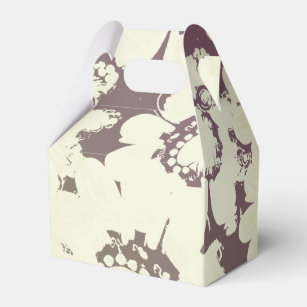 Delightful Floral Wedding Favor Favour Box