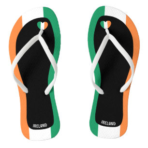 Delightful Ireland Flag Colours Patriotic Thongs