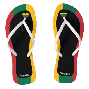 Delightful Lithuania Flag Colours Patriotic Thongs