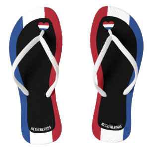 Delightful Netherlands Flag Colours Patriotic Thongs