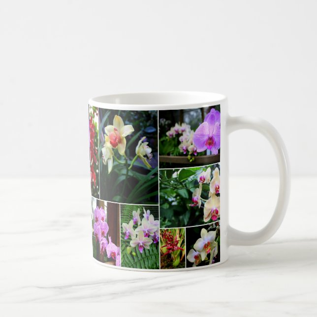 Delightful Orchids Coffee Mug (Right)