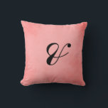 Delightful Pink Parchment Mr. and Mrs. Cushion<br><div class="desc">Decorate your home with these very pleasant pink parchment "Mr. and Mrs." pillows.  Featuring a very decorative pink parchment design and "&" written in black custom ink this pillow can be yours today!</div>