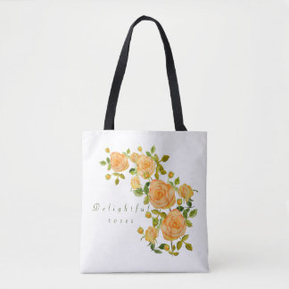 Delightful roses T-Shirt Cushion Trivet Paper Coas Tote Bag
