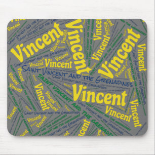 Delightful Saint Vincent and the Grenadines Flag Mouse Pad