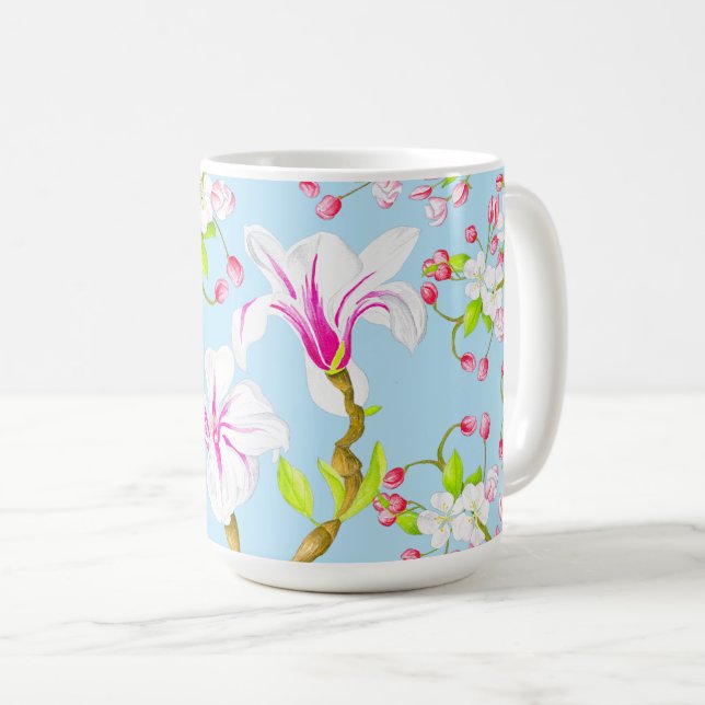 Delightful Spring on a Classic Mug (M,C) (Front Right)