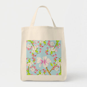 Delightful Spring on a Grocery Tote (M,C) Bag