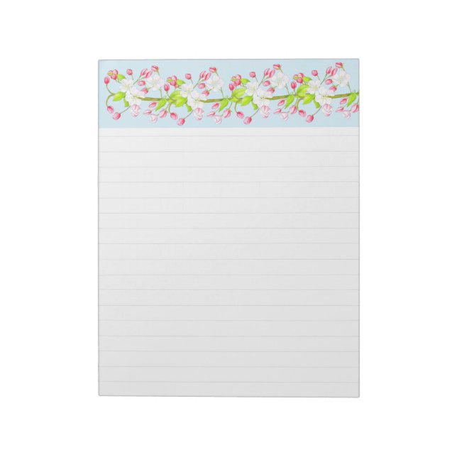 Delightful Spring on a Large Notepad (Rotated)