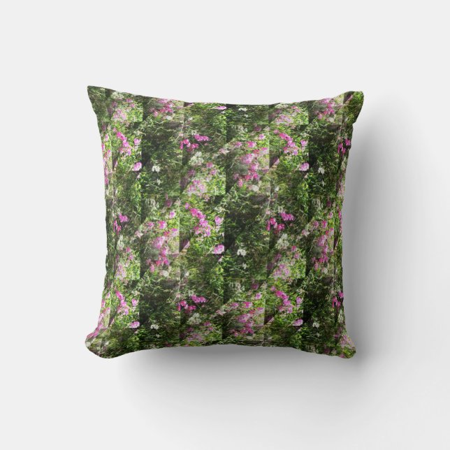 Delightful Sweetpeas.... Cushion (Front)