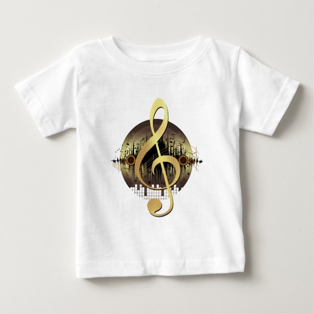 Delightful Tune - Gold Baby T-Shirt (Front)