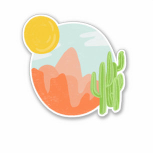 Delightful West - Red Mountains Cacti and Sun Land