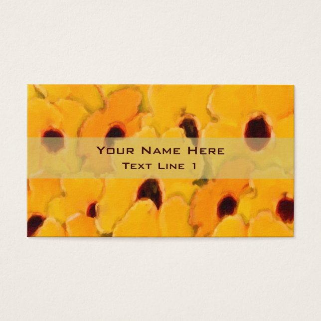Delightful Yellow Daisies Floral Art (Front)