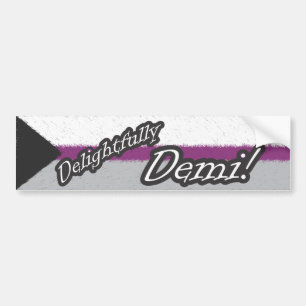 Delightfully Demi! Bumper Sticker