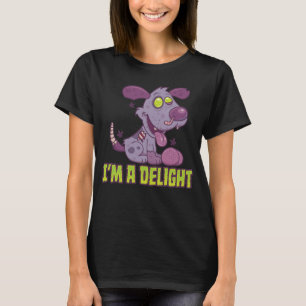 Delightfully Rotten Happy Zombie Pup T-Shirt