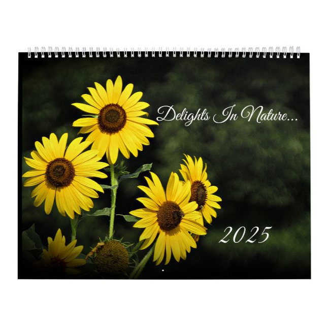 Delights In Nature Gr  - Large Wall Calendar 2025  (Cover)
