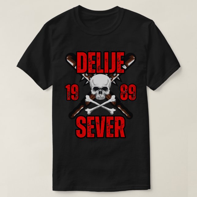 Delije 1989 Crveni T-Shirt (Design Front)