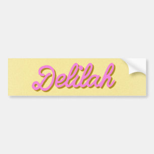 Delilah Bumper Sticker