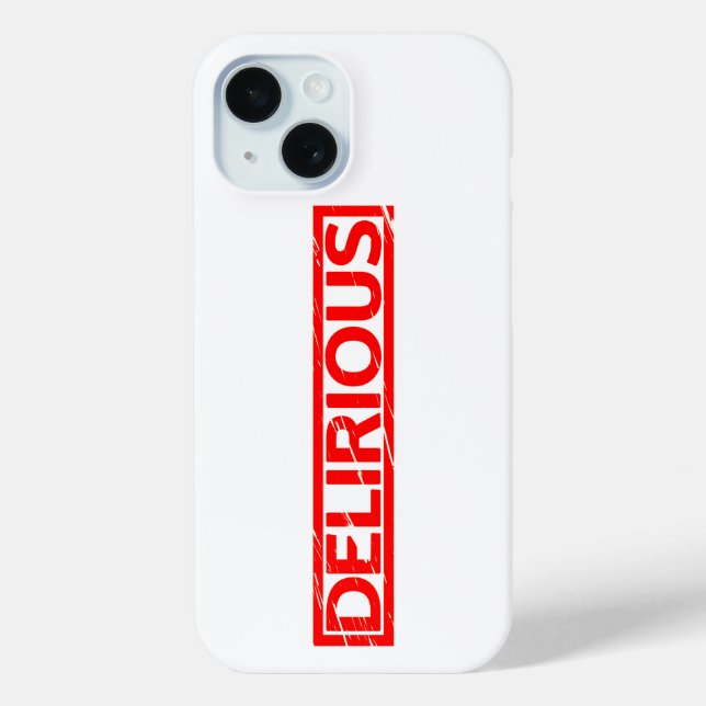 Delirious Stamp Case-Mate iPhone Case (Back)