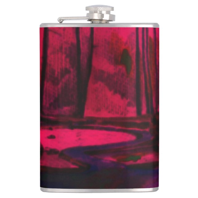 Delirium Pond Hip Flask (Front)