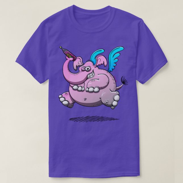 Delirium Tremens Elephant T-Shirt (Design Front)