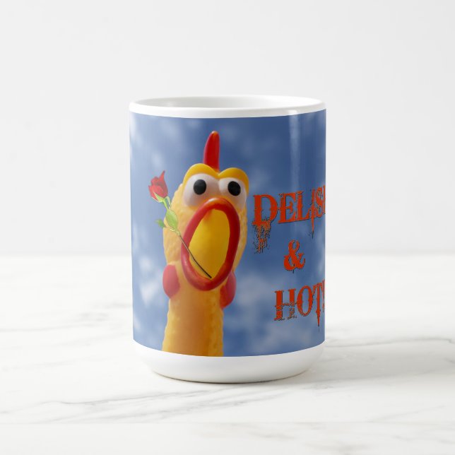Delish & Hot Chicken Coffee Mug! Coffee Mug (Center)