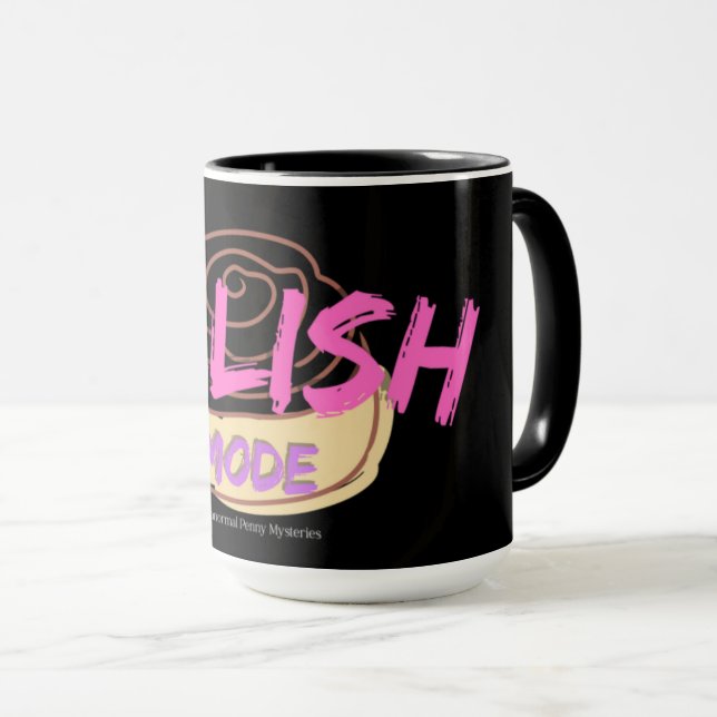 Delish Mode Mug from Paranormal Penny Mysteries (Front Right)