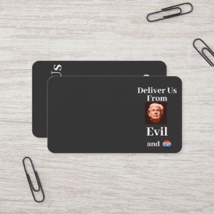 Deliver Us From Evil Business Card