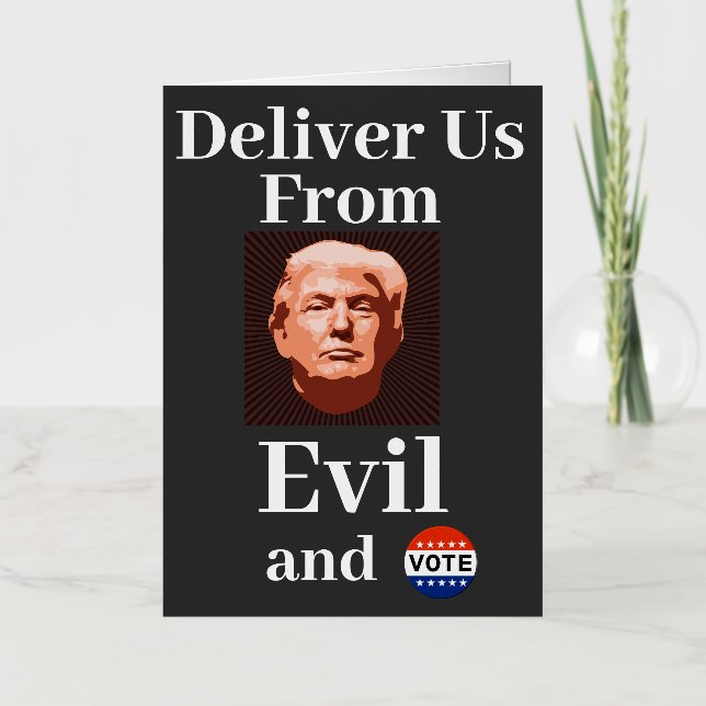 Deliver Us From Evil Greeting Card (Front)