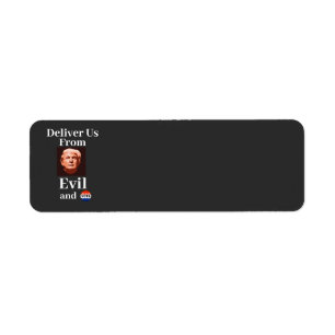 Deliver Us From Evil Return Address Label