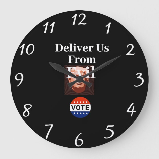 Deliver Us From Evil Wall Clock (Front)
