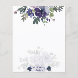 Deliver us watercolor floral background