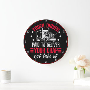 Deliver Your Crape, Not Take It Large Clock