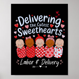 Delivering Cutest Sweethearts Valentine's Labour A Poster