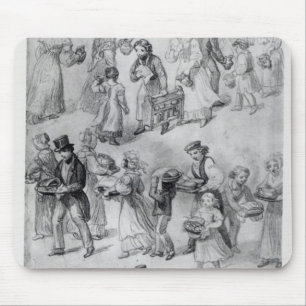 Delivering Dinner, 1841 Mouse Pad