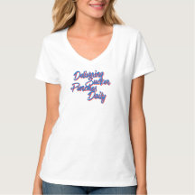 Delivering Sucker Punches V neck