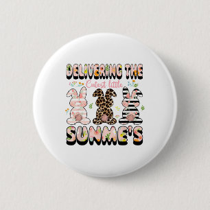Delivering The Cutest Bunnies Labour And Delivery 6 Cm Round Badge