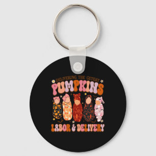 Delivering The Cutest Pumpkins Labour And Delivery Key Ring