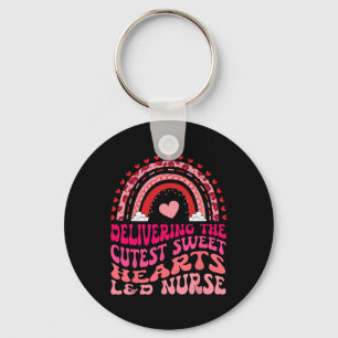 Delivering The Cutest Sweet Hearts Laboranddeliver Key Ring