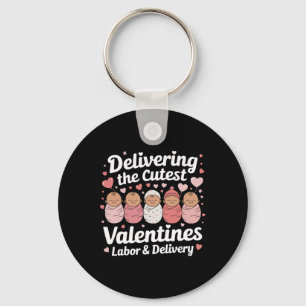 Delivering The Cutest Valentine Day Labour And Del Key Ring