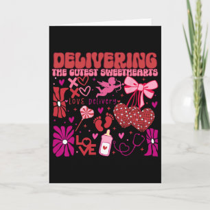 Delivering The Cutest Valentines Floral Labour Del Card