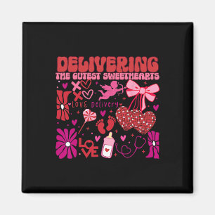 Delivering The Cutest Valentines Floral Labour Del Magnet