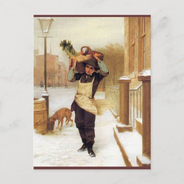 Delivery Boy Postcard (Front)