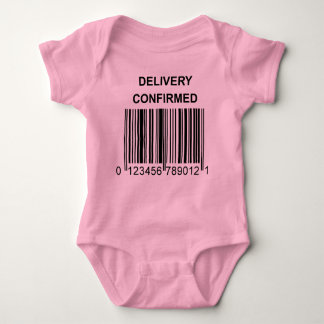 Delivery Confirmed Creeper-Girl Baby Bodysuit