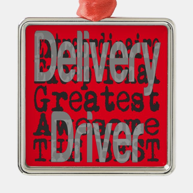 Delivery Driver Extraordinaire Metal Ornament (Front)
