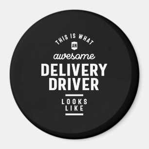 Delivery Driver Job Title Gift Magnet