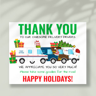 Delivery Driver Thank You Snack Sign