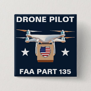 Delivery Drone Pilot Button (Customise It!)
