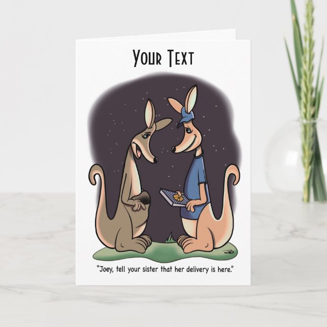 Delivery Folded Greeting Card (Front)