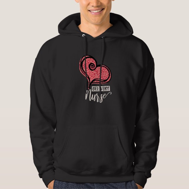 Delivery Nurse LD Nursing and Labor and Delivery N Hoodie (Front)
