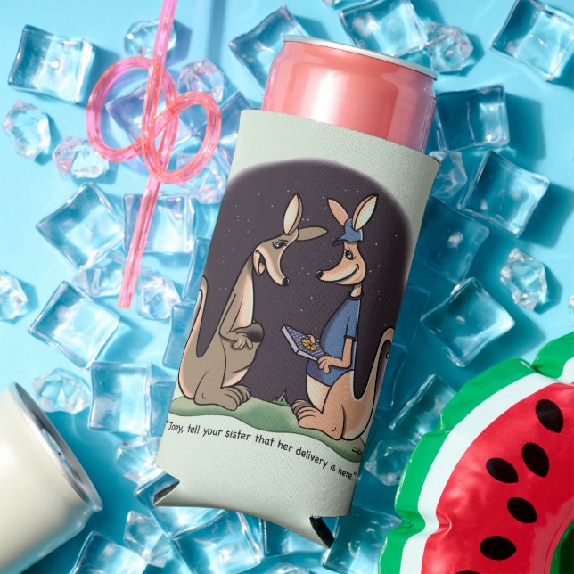 Delivery Seltzer Can Cooler (In Situ Summer)