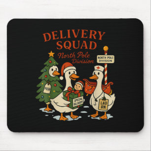 Delivery Squad Labor And Delivery Nurse Christmas Mouse Pad
